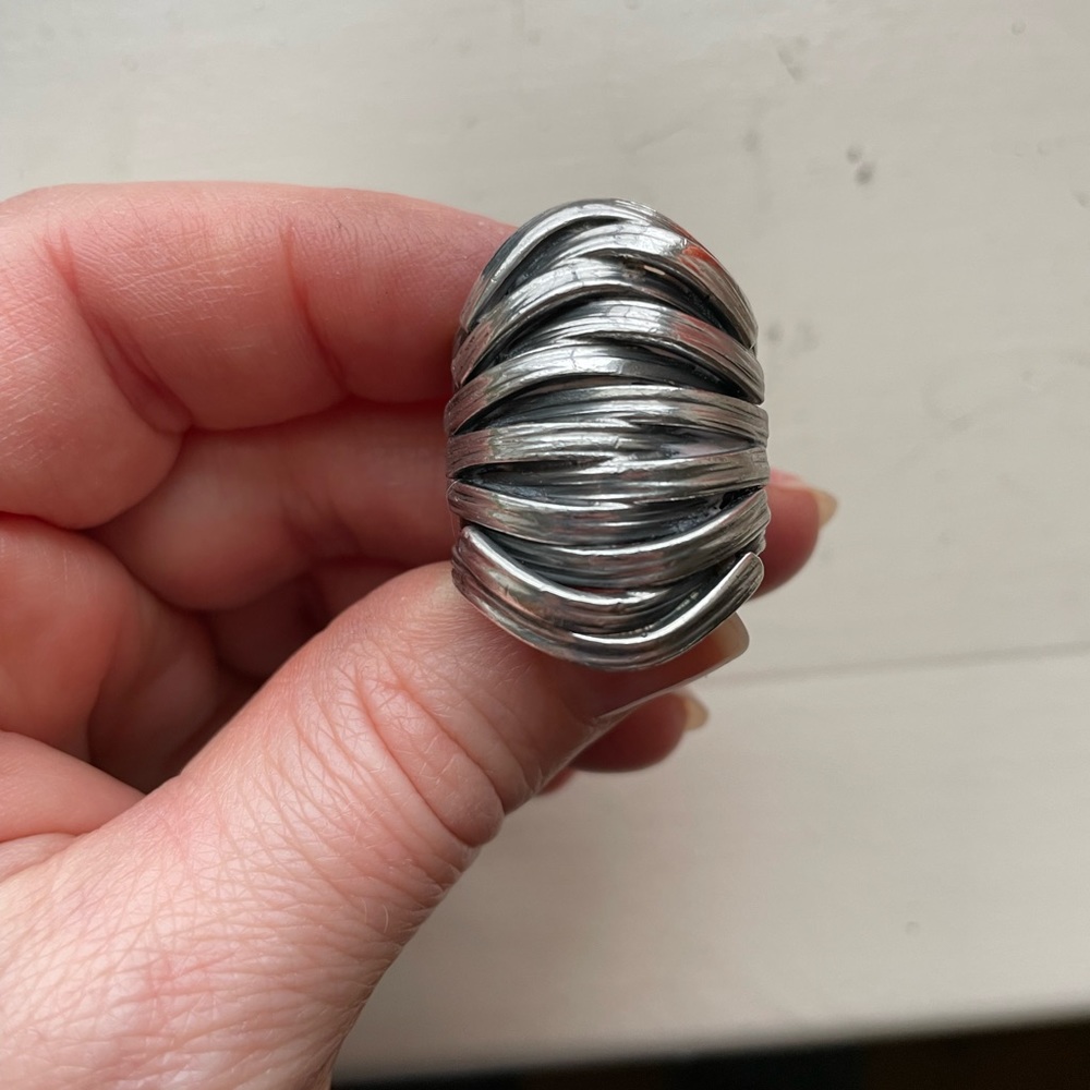 Sterling Silver Statement Ring - image 2